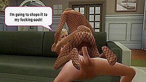 Sims quickie – Angela Marvin the perv
